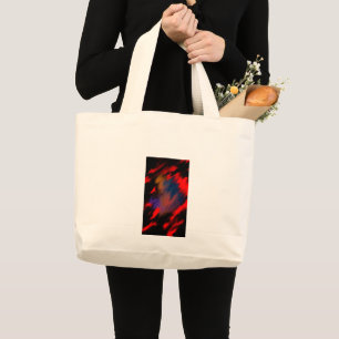 Bolsa Tote Grande Red roses of our vibrant continent