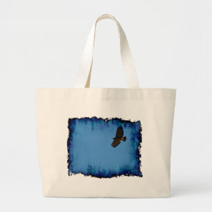 Bolsa Tote Grande Red Tailed Hawk em Voo