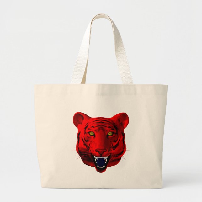 Bolsa Tote Grande Red Tiger (Frente)