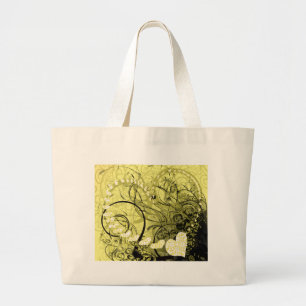 Bolsa Tote Grande Redemoinhos do amarelo
