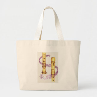Bolsa Tote Grande Registrador e música