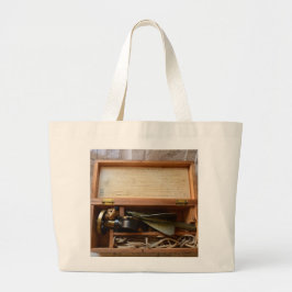 Bolsa Tote Grande Registro Antigo de Navio