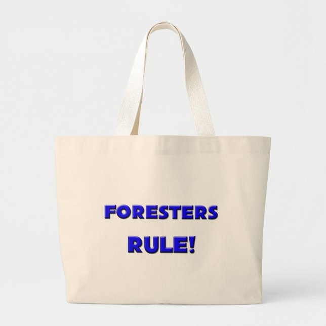 Bolsa Tote Grande Regra das guardas florestais! (Frente)