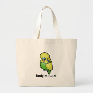 Bolsa Tote Grande Regra de Budgies!