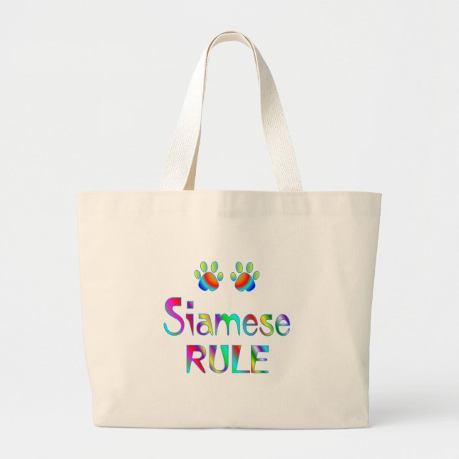 Bolsa Tote Grande Regra Siamese (Frente)