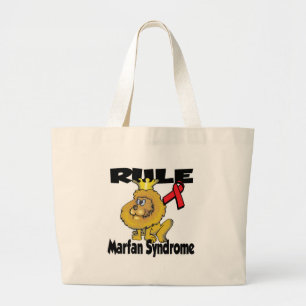 Bolsa Tote Grande Regra Síndrome de Marfan