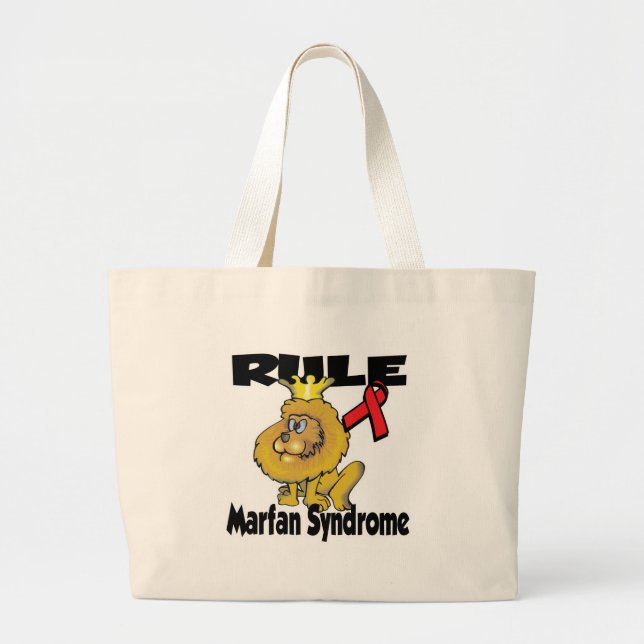 Bolsa Tote Grande Regra Síndrome de Marfan (Frente)