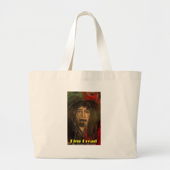 Bolsa Tote Grande rei dread (Frente)