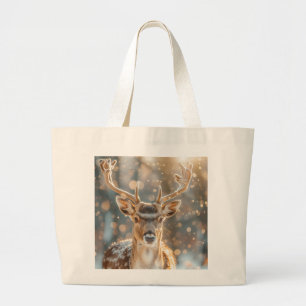 Bolsa Tote Grande Reindeer