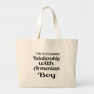 Bolsa Tote Grande Relação com menino arménio