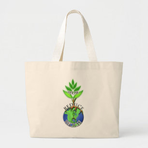 Bolsa Tote Grande ReLeaf Plante Uma Árvore