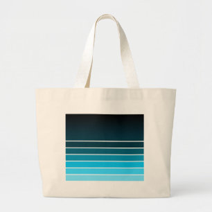 Bolsa Tote Grande relógio azul