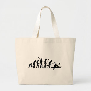 Bolsa Tote Grande Remando a evolução (caiaque)