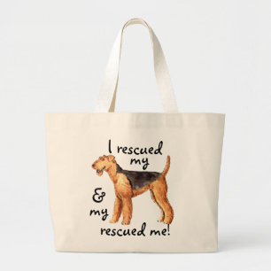 Bolsa Tote Grande Resgate Airedale
