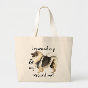 Bolsa Tote Grande Resgate Keeshond
