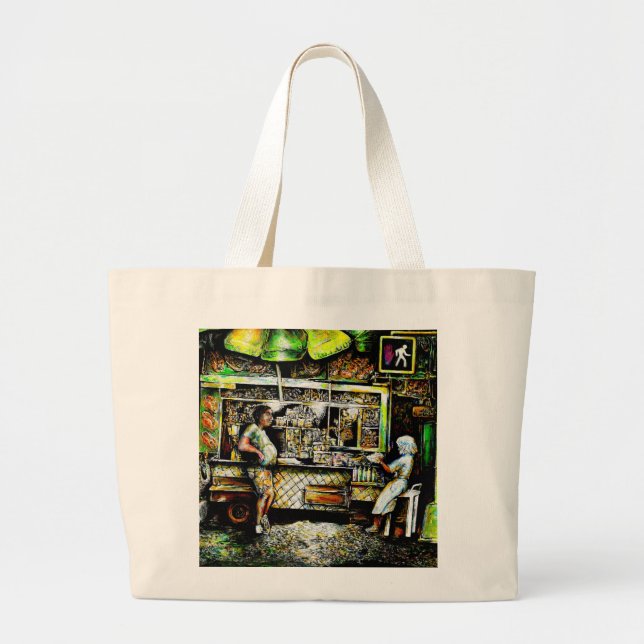 Bolsa Tote Grande Resplandecente (Frente)