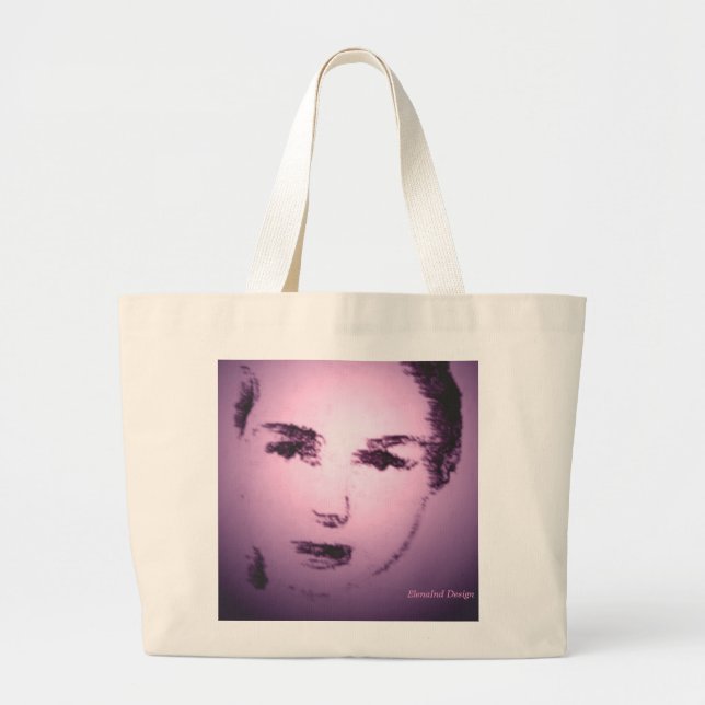 Bolsa Tote Grande Retrato (Frente)