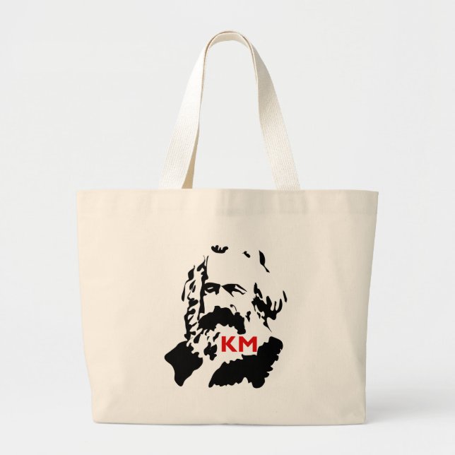 BOLSA TOTE GRANDE RETRATO 1 DE KARL MARX (Frente)