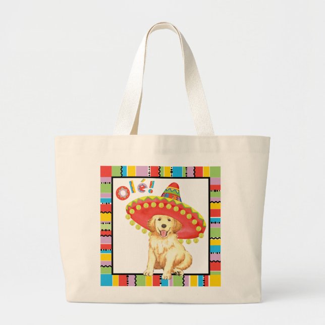 Bolsa Tote Grande Retriever de Ouro Fiesta (Frente)