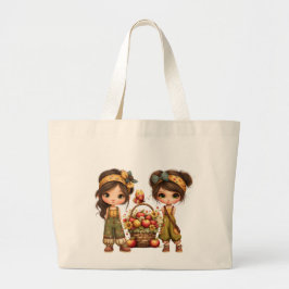 Bolsa Tote Grande Retro Girls