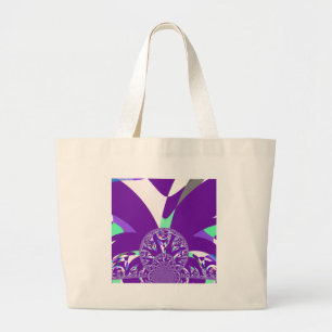Bolsa Tote Grande Retro púrpura
