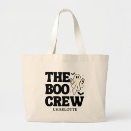 Bolsa Tote Grande  Retro The Boo Crew Spooktacular Halloween