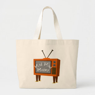 Bolsa Tote Grande Retron Console TV do Rabbit Ears