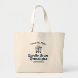 Bolsa Tote Grande Revelar Minha Árvore Genealógica