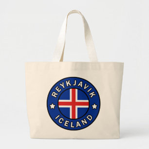 Bolsa Tote Grande Reykjavik Islândia