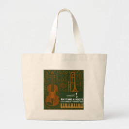 Bolsa Tote Grande Rhythms & Roots Tote Bag