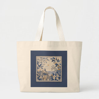 Bolsa Tote Grande Riviera Coastal Landscape Elegant Tote Bag