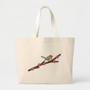 Bolsa Tote Grande Robin no Sakura