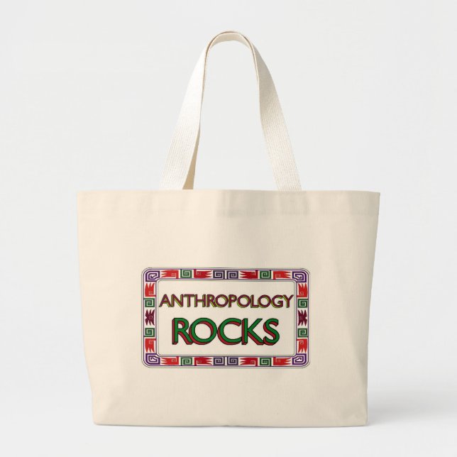 Bolsa Tote Grande Rochas da antropologia (Frente)