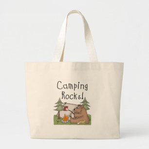 Bolsa Tote Grande Rochas de acampamento
