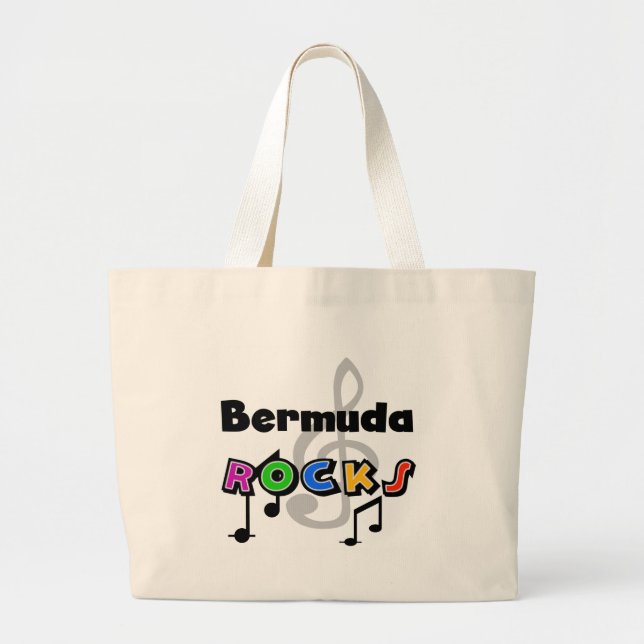 Bolsa Tote Grande Rochas de Bermuda (Frente)