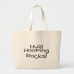 Bolsa Tote Grande Rochas de Hula Hooping