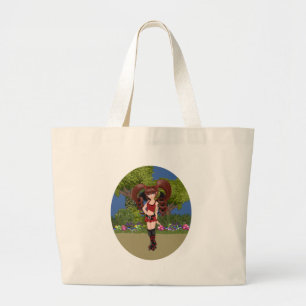 Bolsa Tote Grande Roller Derby Anime Fairy Skating
