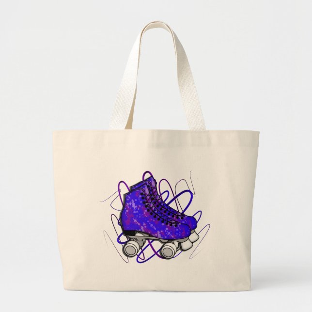 Bolsa Tote Grande Rollerskates (Frente)