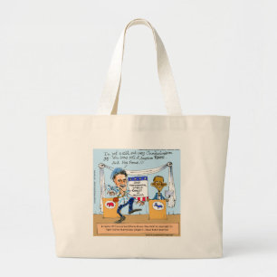 Bolsa Tote Grande Romney Tenta Zingers em Presentes e Cartões Engraç