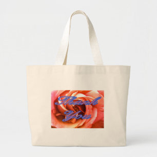 Bolsa Tote Grande Rosa Canterbury 4 Obrigado 1 O MUSEU Zazzle Gi