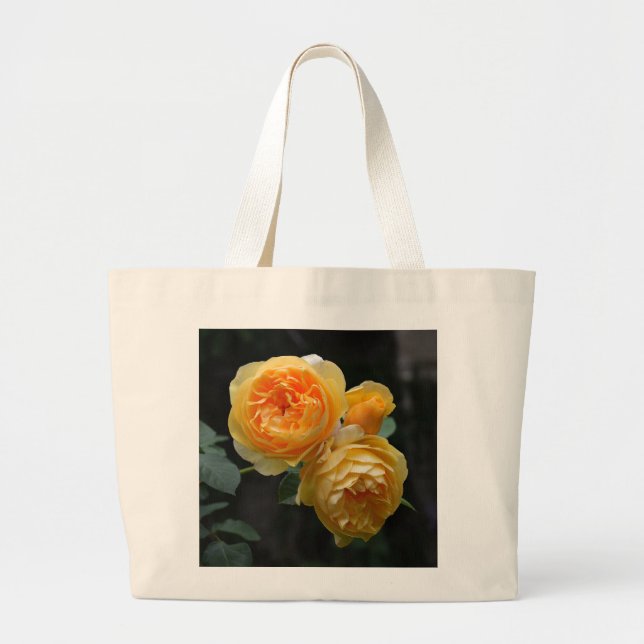 Bolsa Tote Grande Rosas Amarelos (Frente)