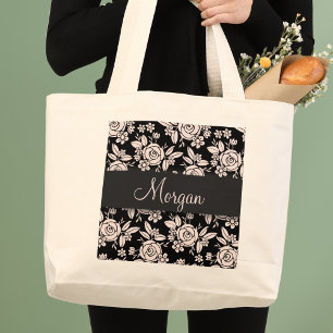 Bolsa Tote Grande Rosas Queridas