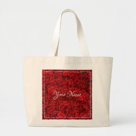 Bolsa Tote Grande Rosas vermelhas HAMbyWG