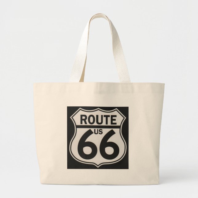 Bolsa Tote Grande Rota 66 - A Estrada-Mãe (Frente)