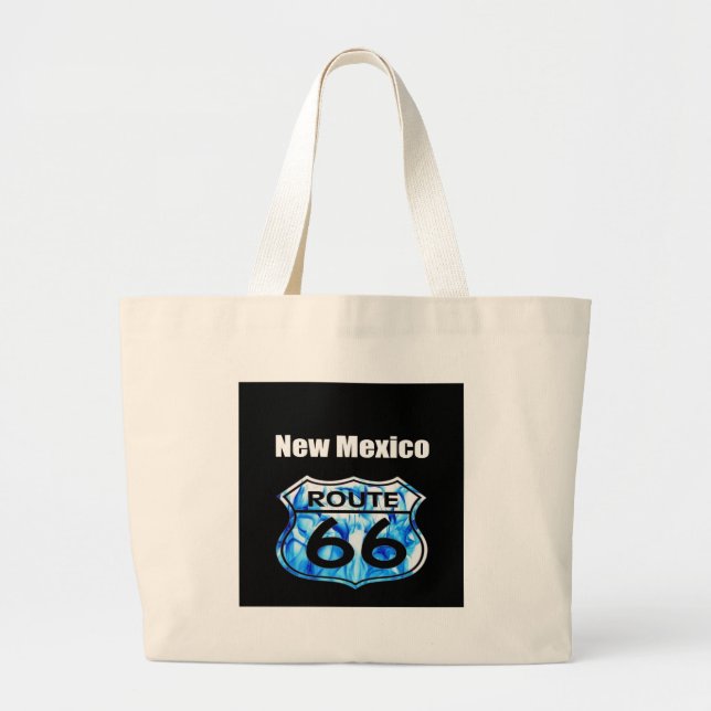 Bolsa Tote Grande rota 66 de New mexico (Frente)