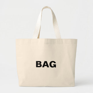 Bolsa Tote Grande Rótulo de Item Genérico