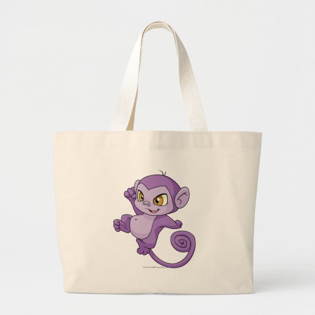 Bolsa Tote Grande Roxo de Mynci (Frente)