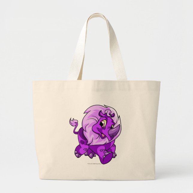 Bolsa Tote Grande Roxo de Tonu (Frente)