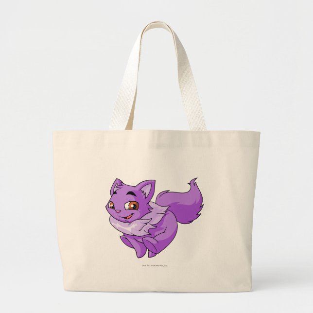 Bolsa Tote Grande Roxo de Wocky (Frente)