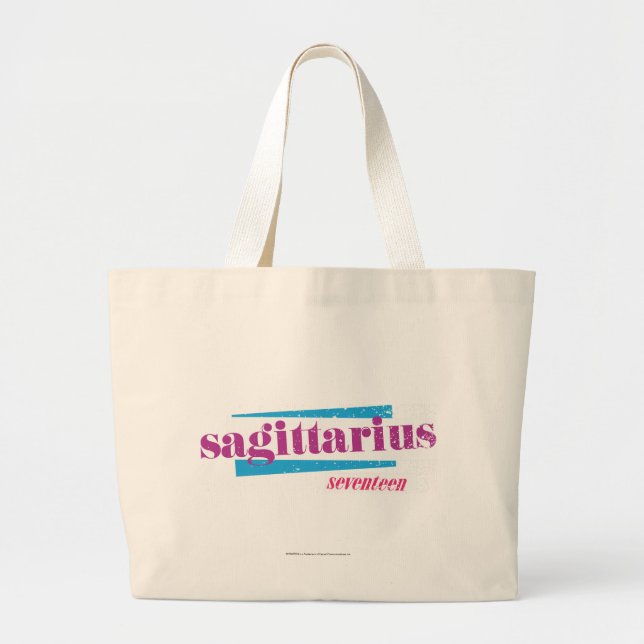 Bolsa Tote Grande Roxo do Sagitário (Frente)